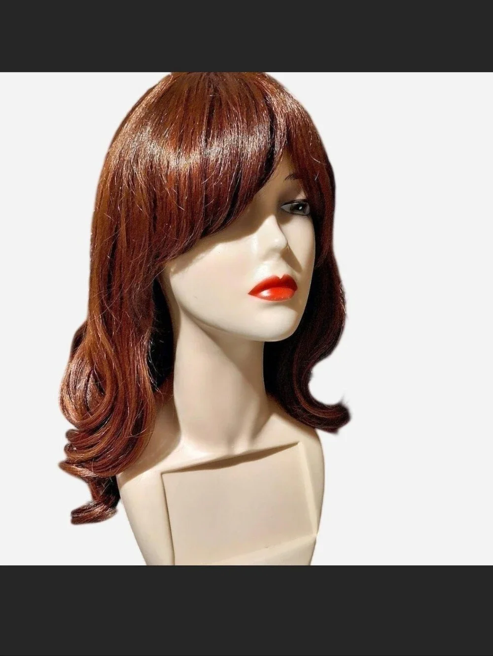Bangs Wig in Rich Auburn - Unbranded